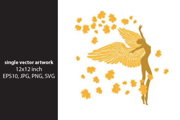Autumn Angel: Versatile Digital Art for Creative Projects