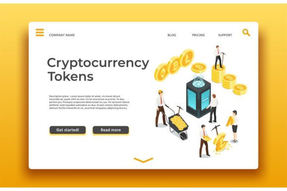 Blockchain and Cryptocurrency Landing Page