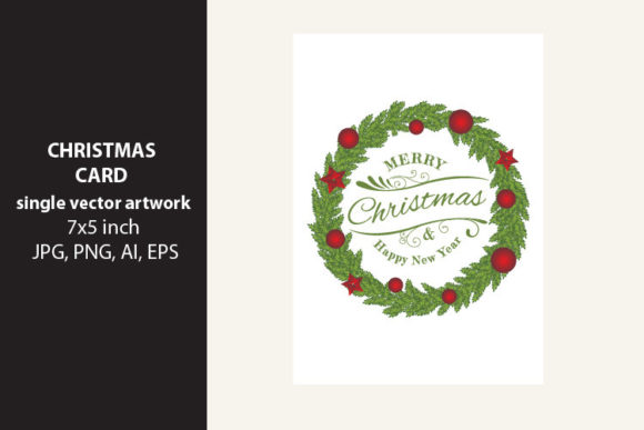 Christmas Card - Single Vector Artwork: A Versatile Design Resource