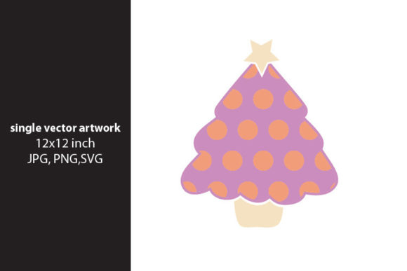 Christmas Tree- Single Vector Artwork