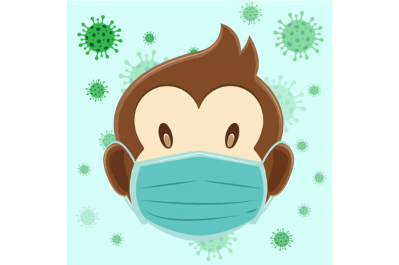 Doctor Monkey, Monkey Mascot for Doctor: A Versatile Digital Graphic for Creative Applications