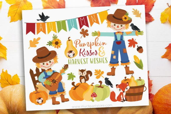 Fall Scarecrow Clipart Autumn