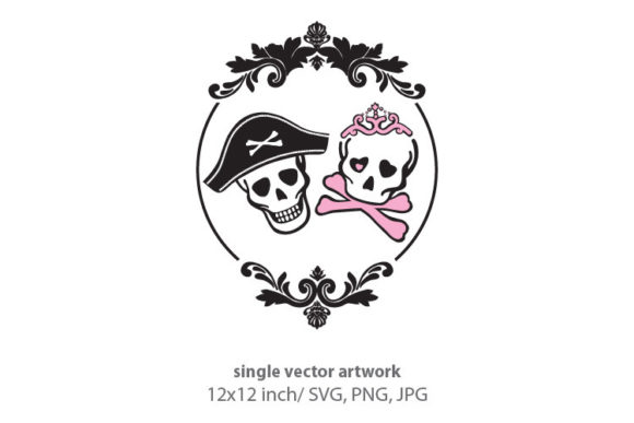 Pirate and Princess Skulls: Bold, Stylish, and Versatile