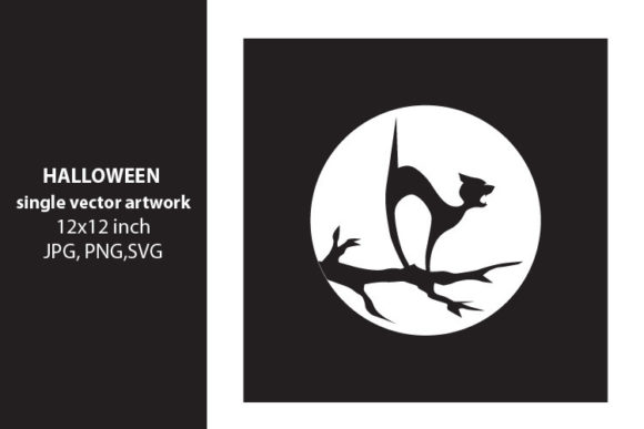 Scary Cat in Tree: A Unique Digital Artwork for Creative Projects