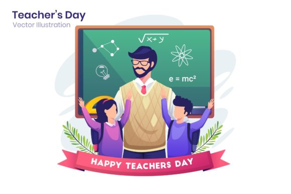 Teacher’s Day Flat Illustration: A Versatile Design for Educators and Creators