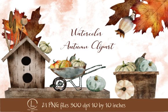 Watercolor Autumn Clipart: A Creative Resource for Artists and Designers